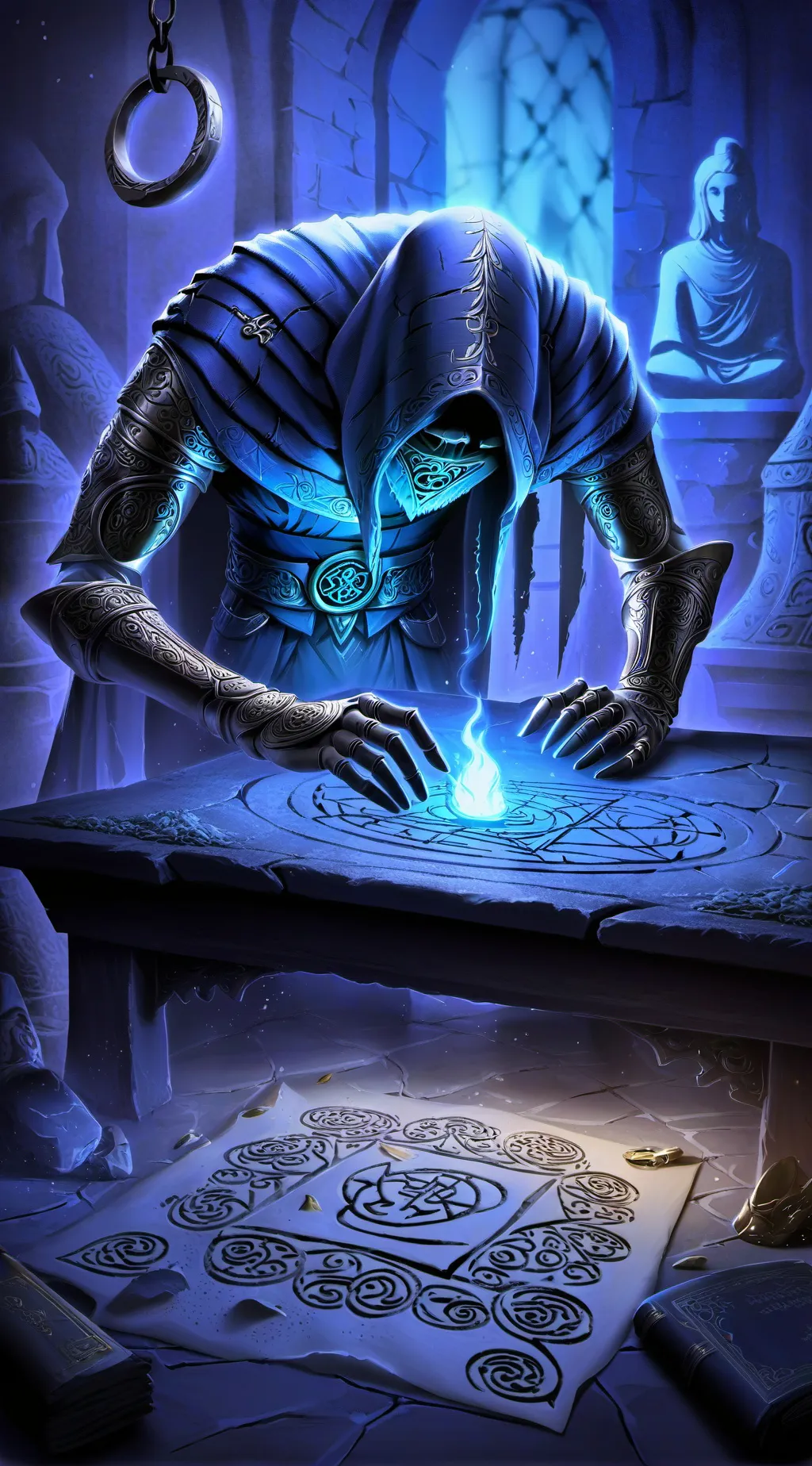 ai character: Arcane episode 3 background