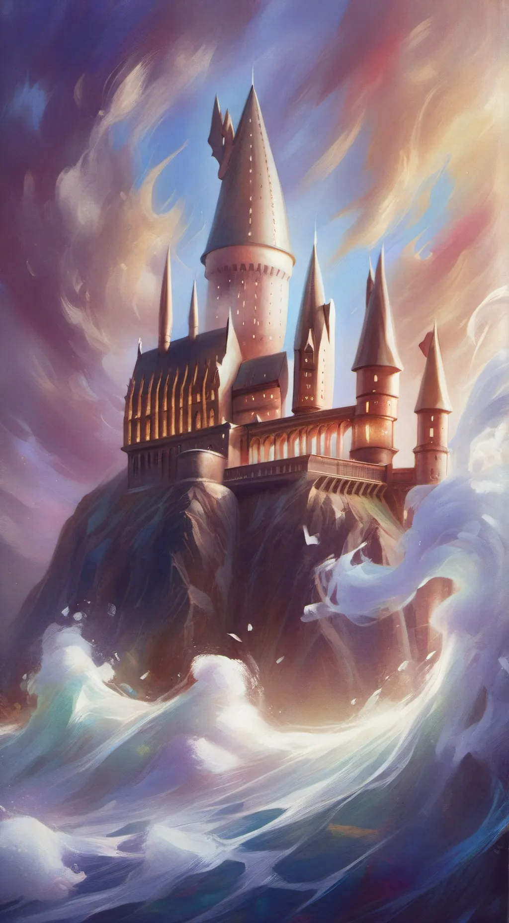 ai character: Hogwarts  background