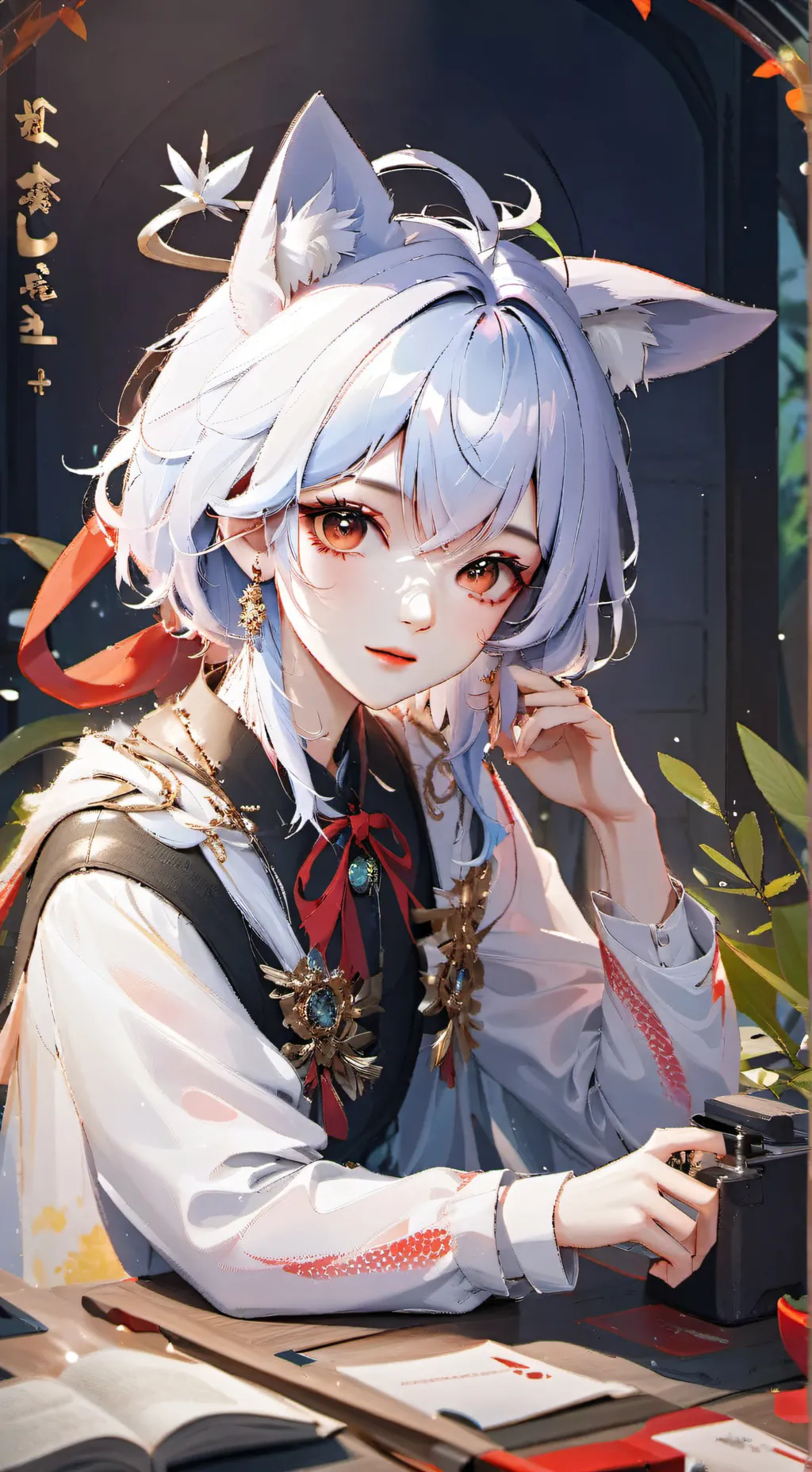 ai character: Kiti background