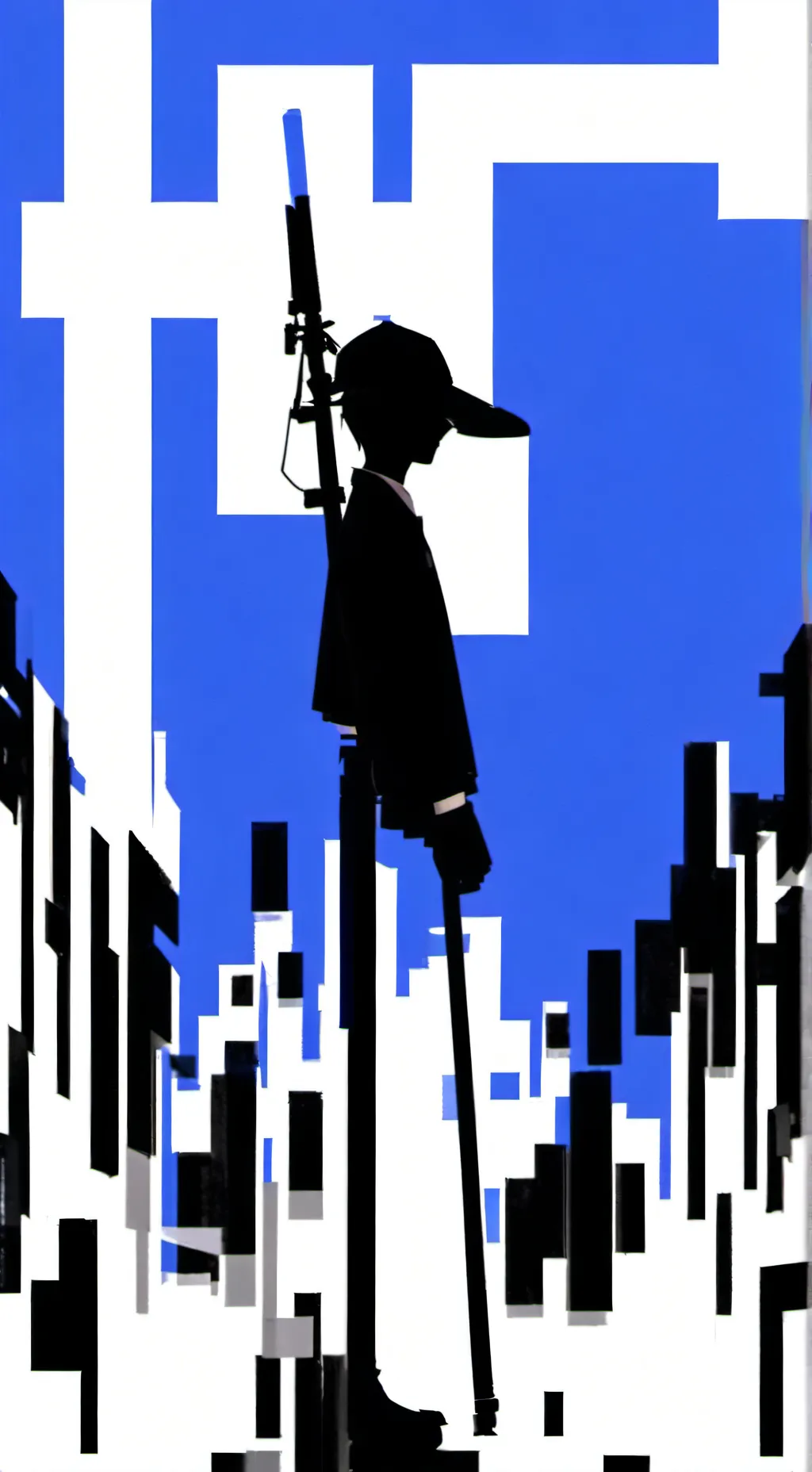 ai character: Indigo background