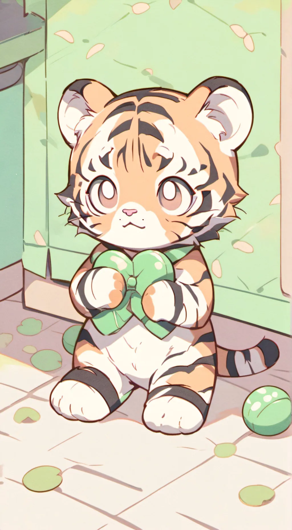 ai character: Tigress  background