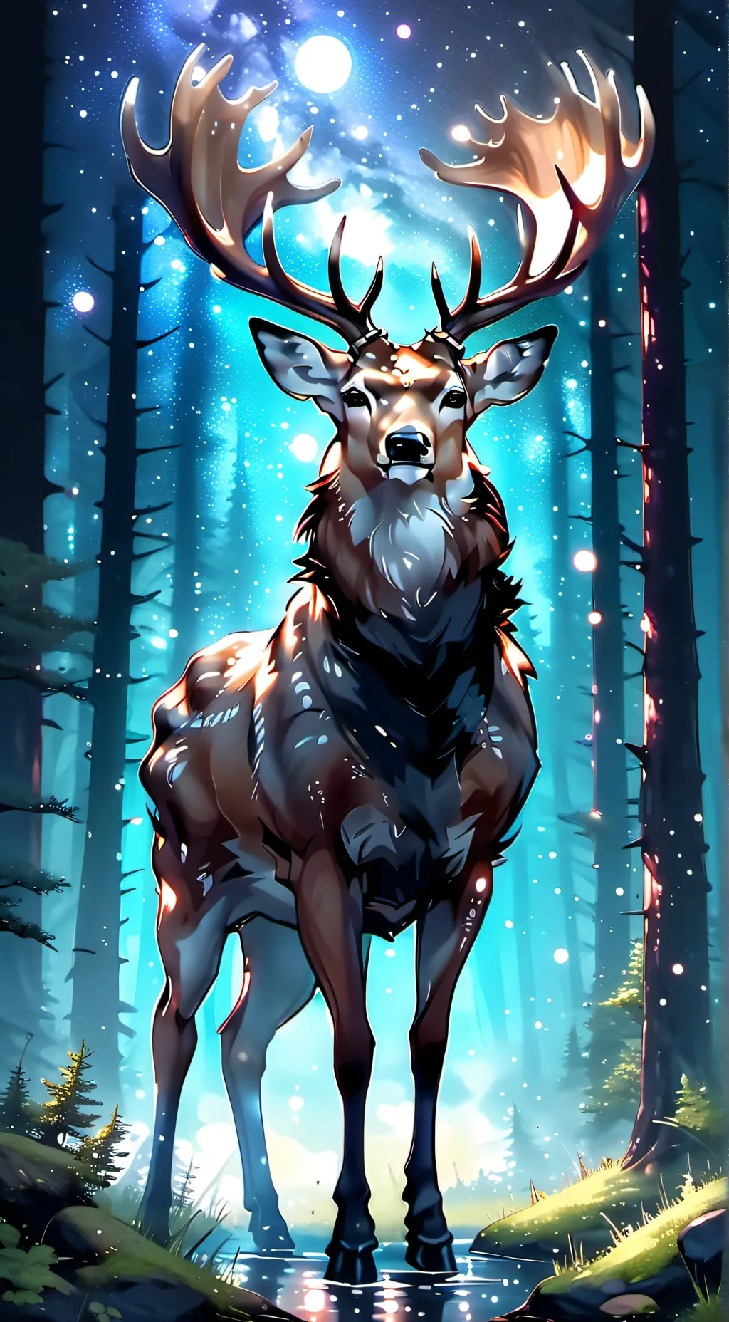 ai character: 99nights🦌 background