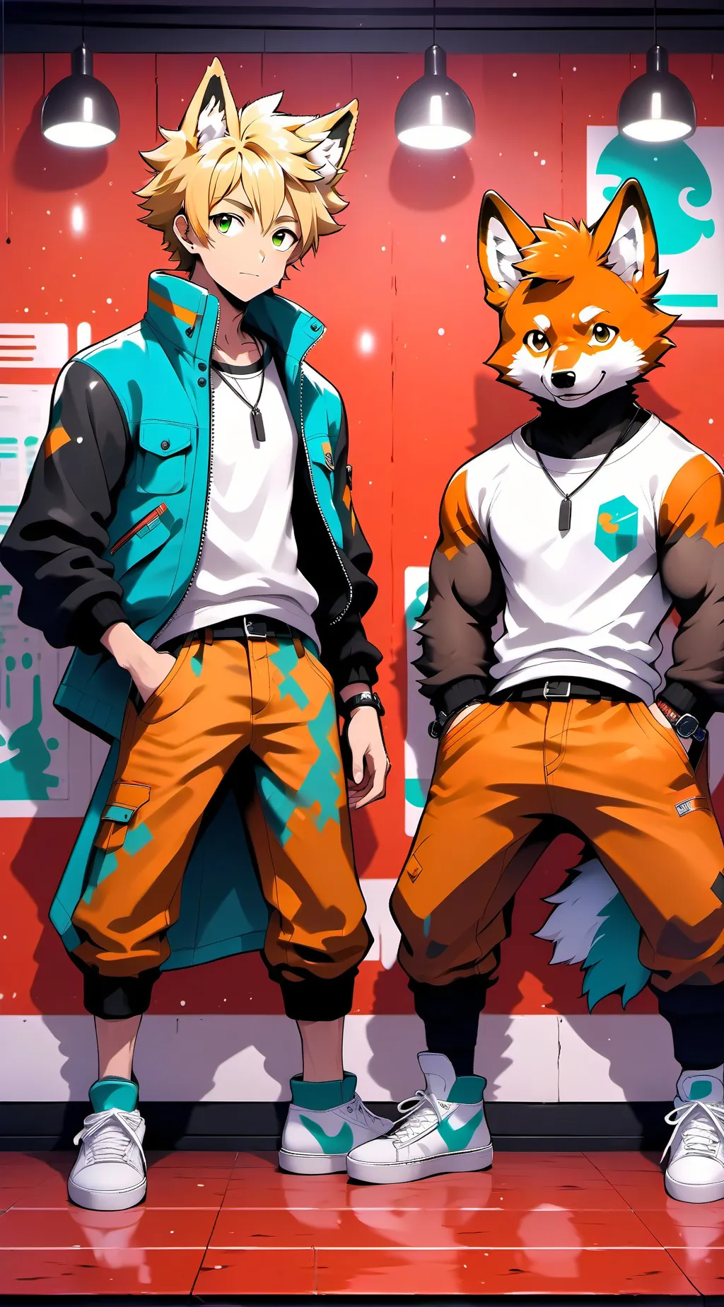 Talkie AI - Chat with Blond & Oran