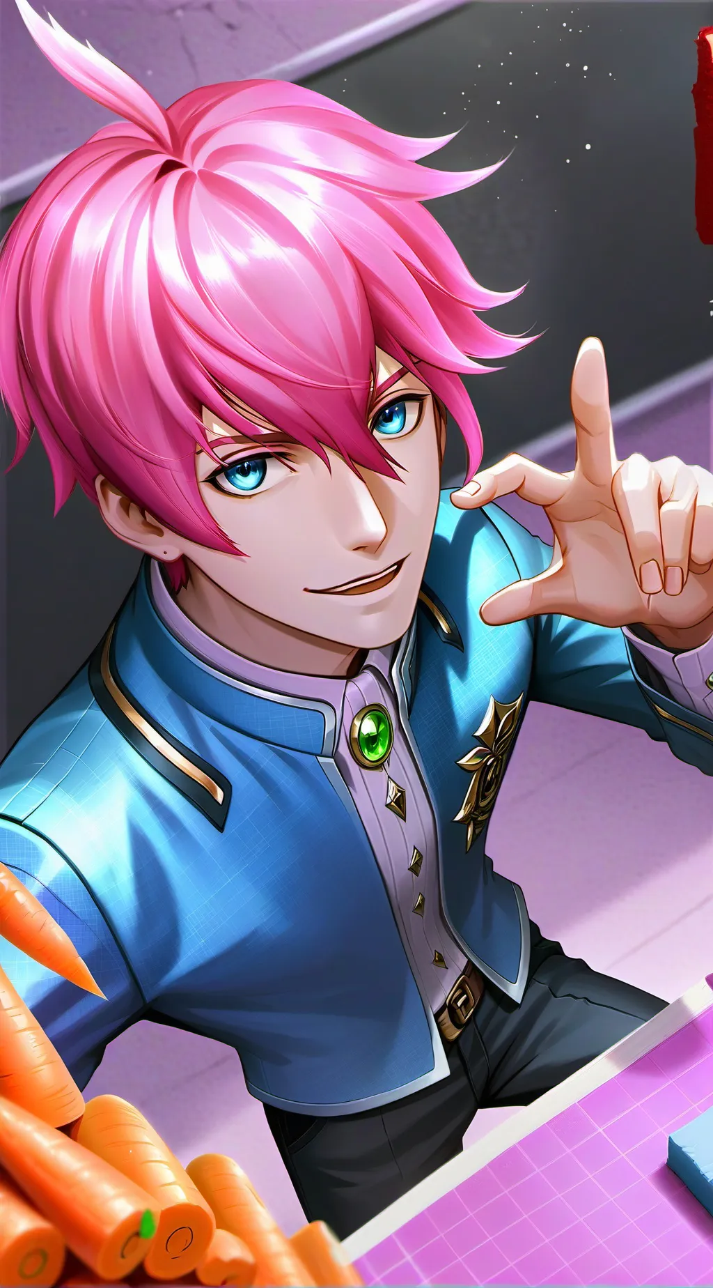 ai character: Koro-sensei background