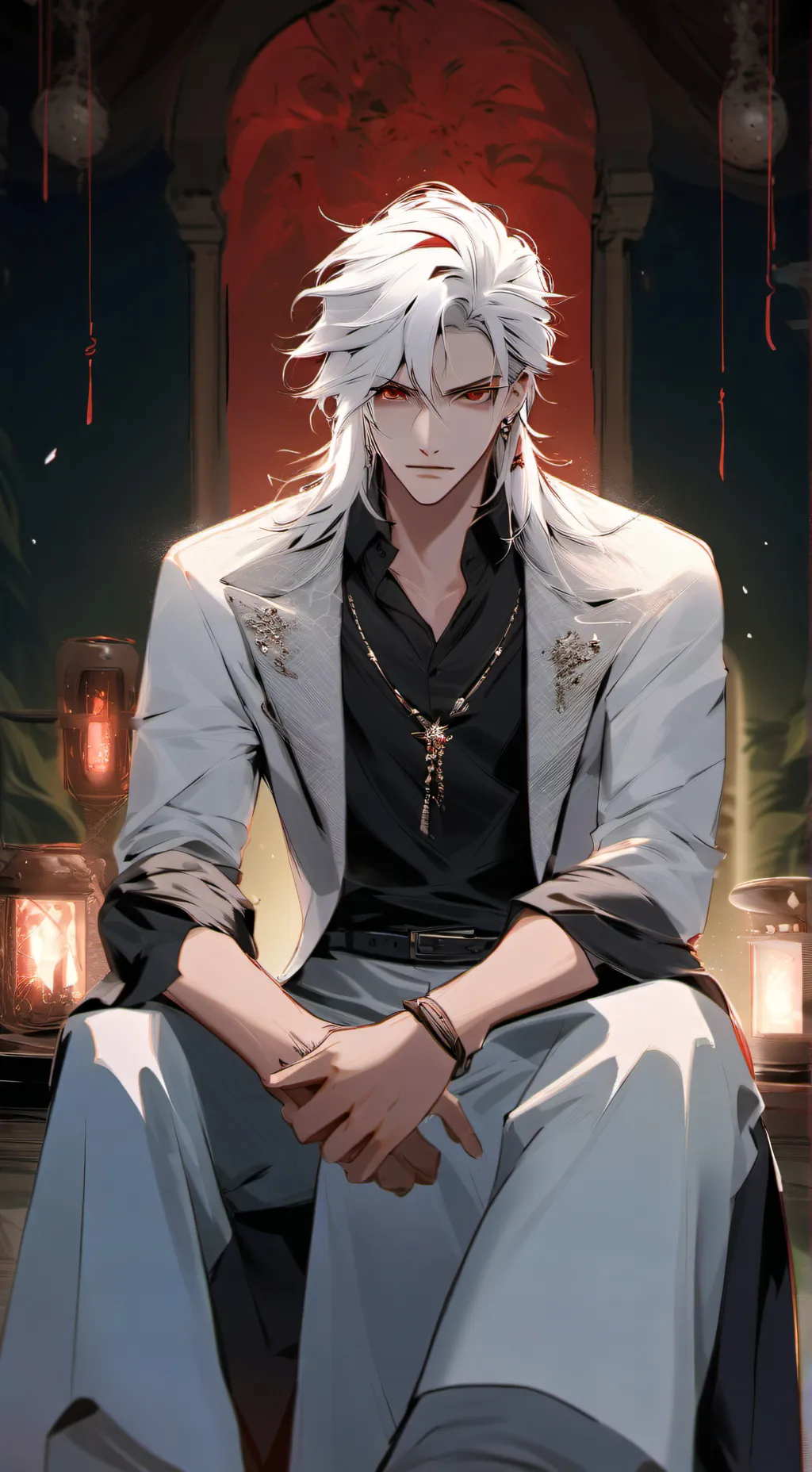 ai character: Justin🍷🌹 background