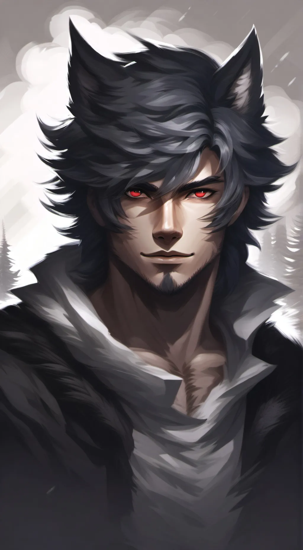 ai character: fang  background