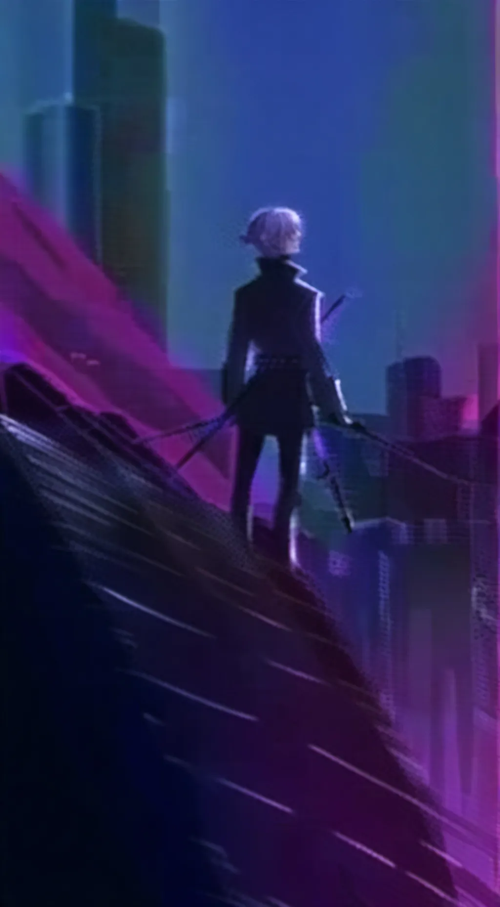 ai character: Mistery ￼ background