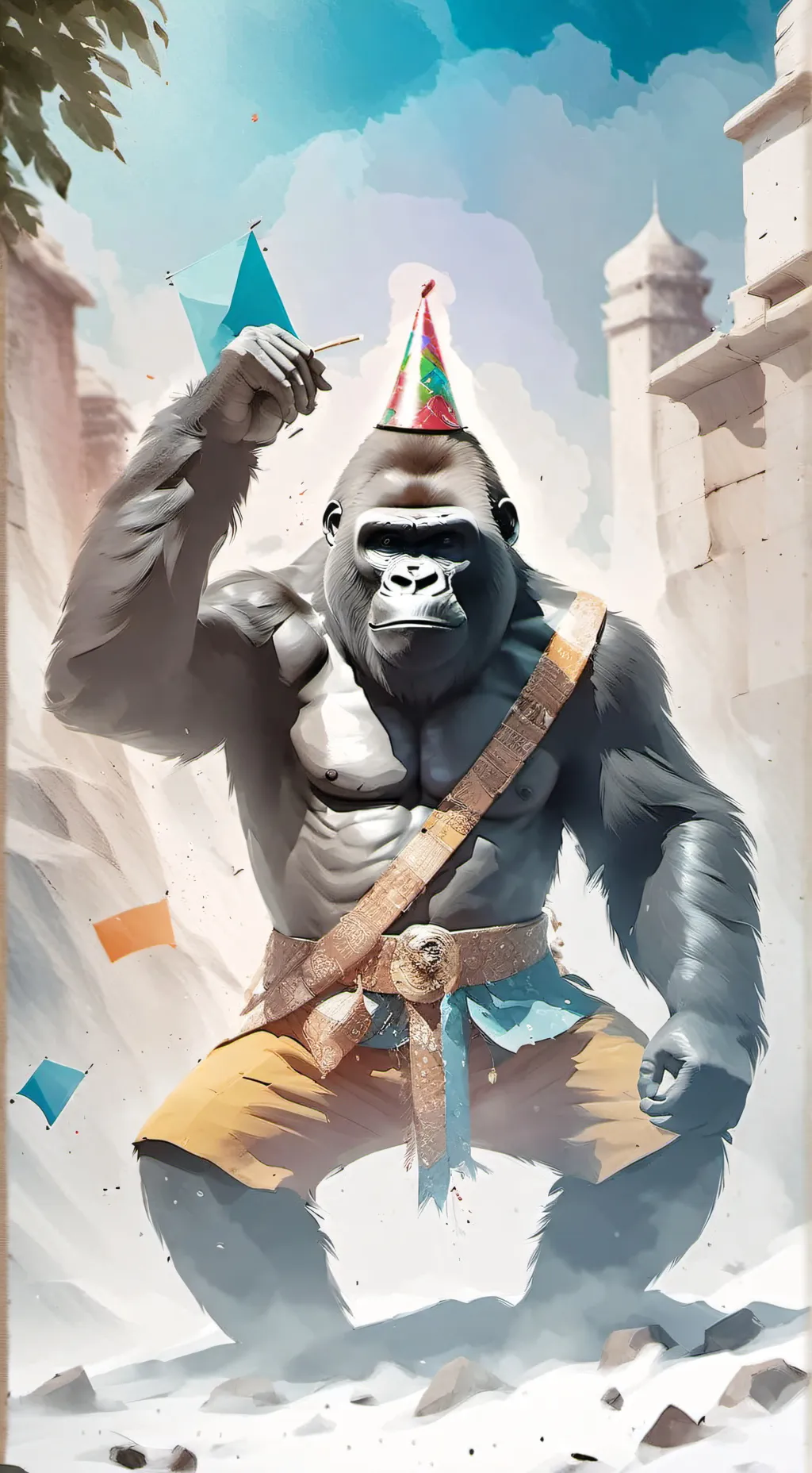 ai character: Gtag Sleepover  background