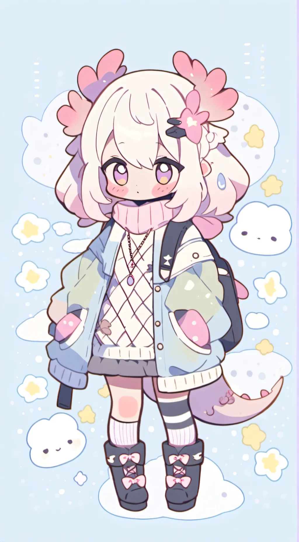 ai character: axolotl quirk!(Mha background