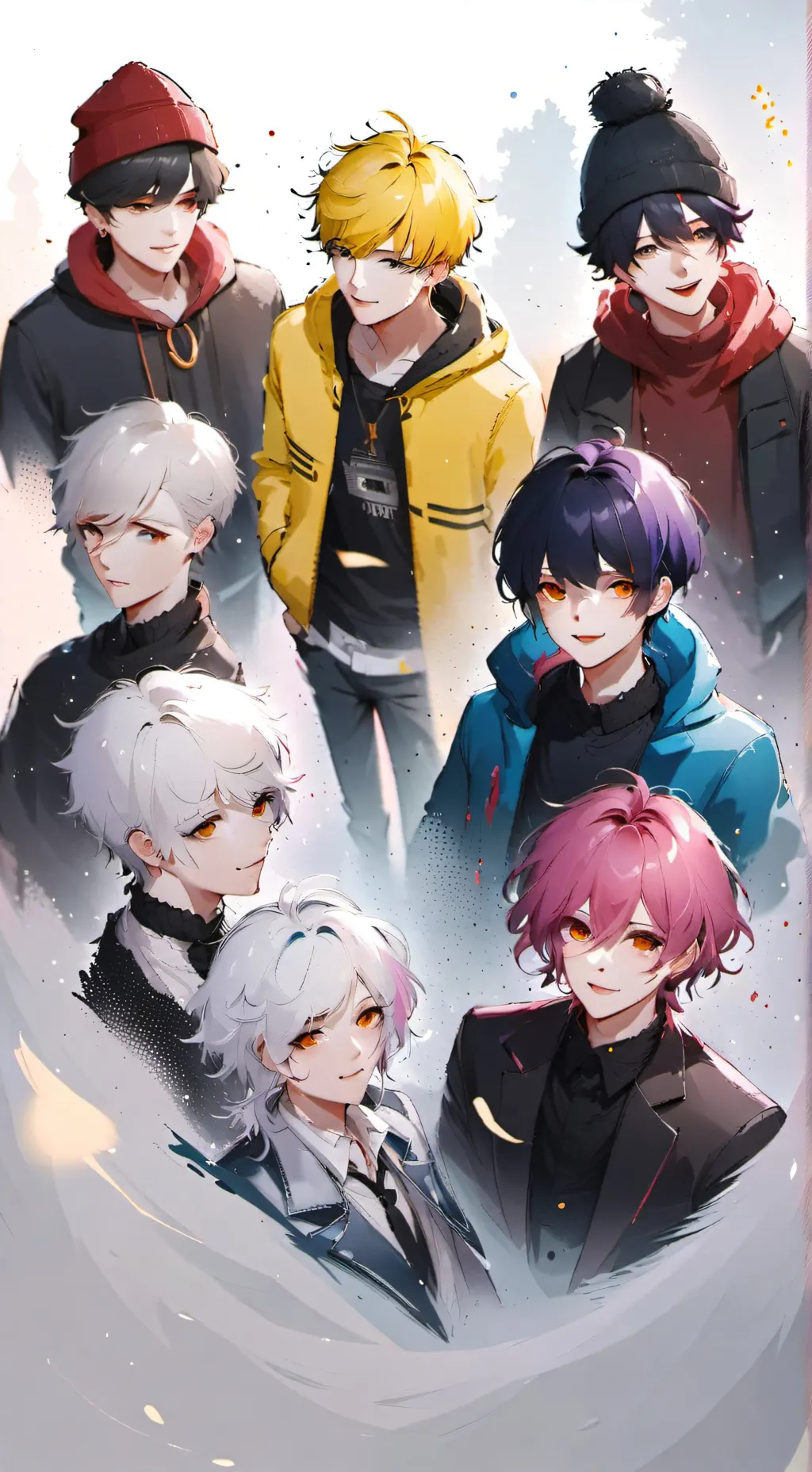 ai character: Saja boys background