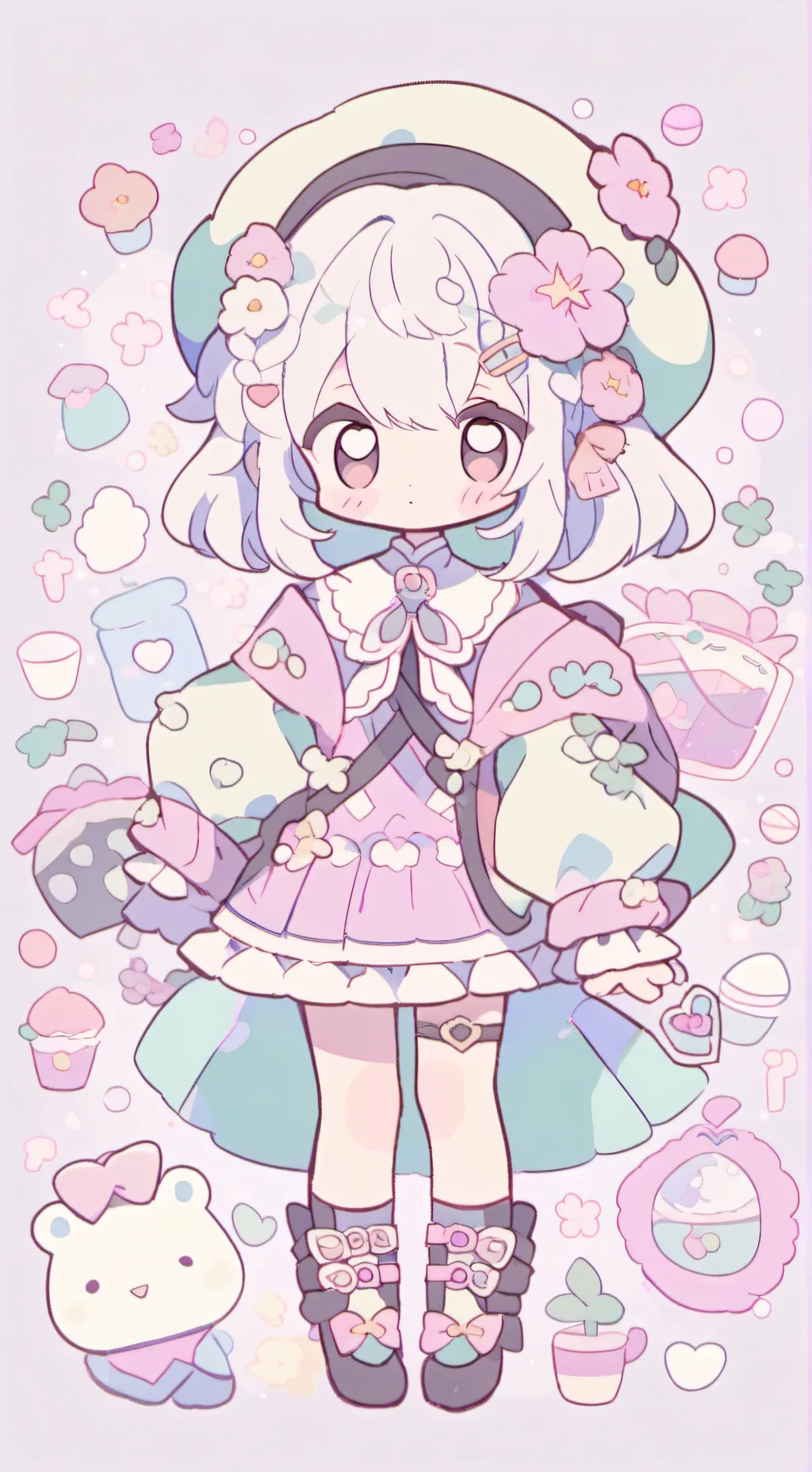 ai character: Niño cantador background