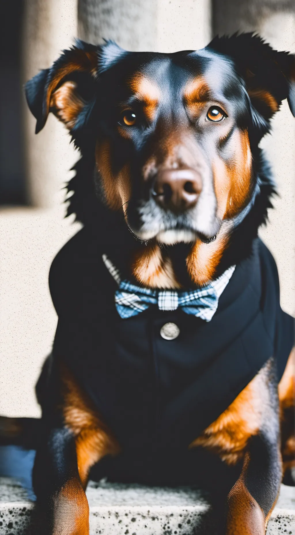 ai character: ton chien  background