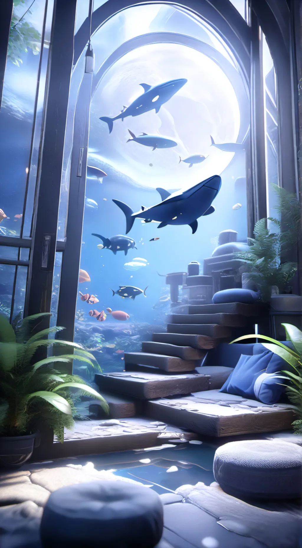 ai character: Lustrzana Komnata~ background