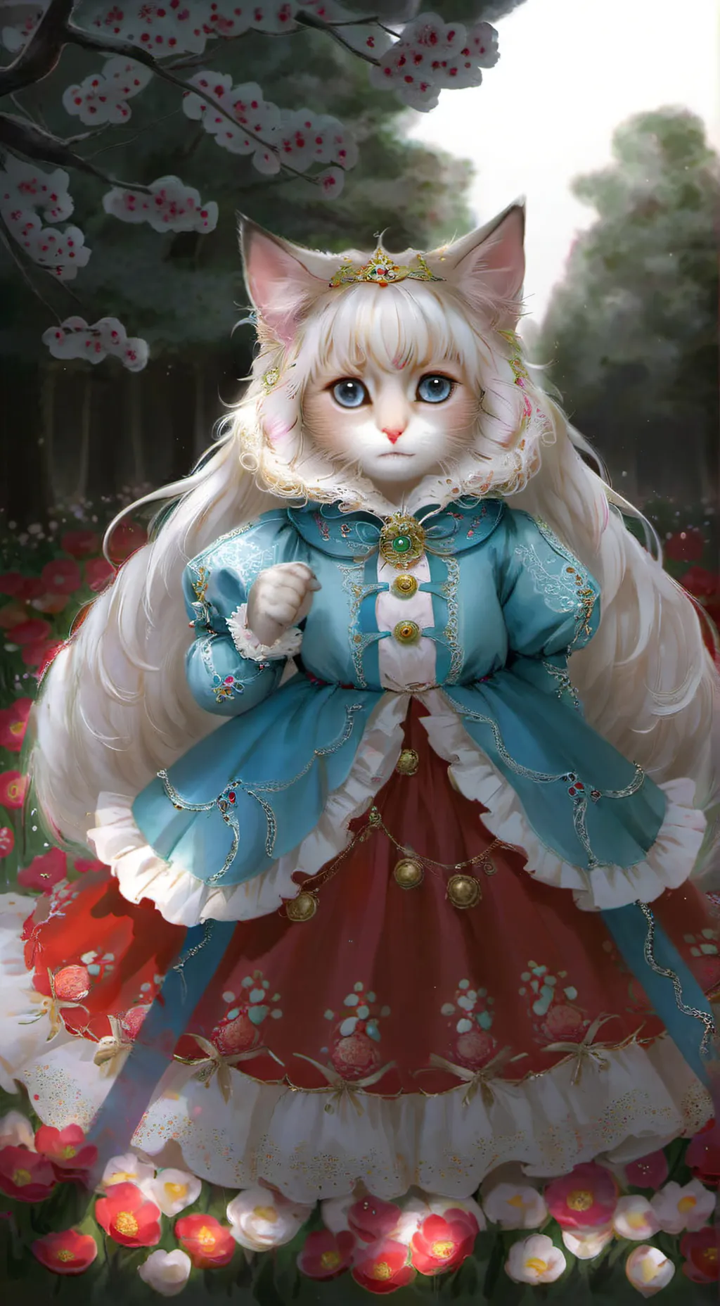 ai character: Nari background