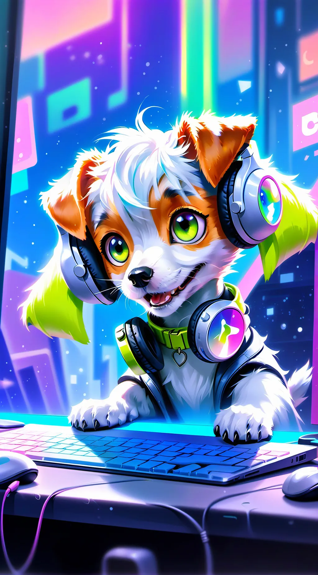 ai character: Clicks background