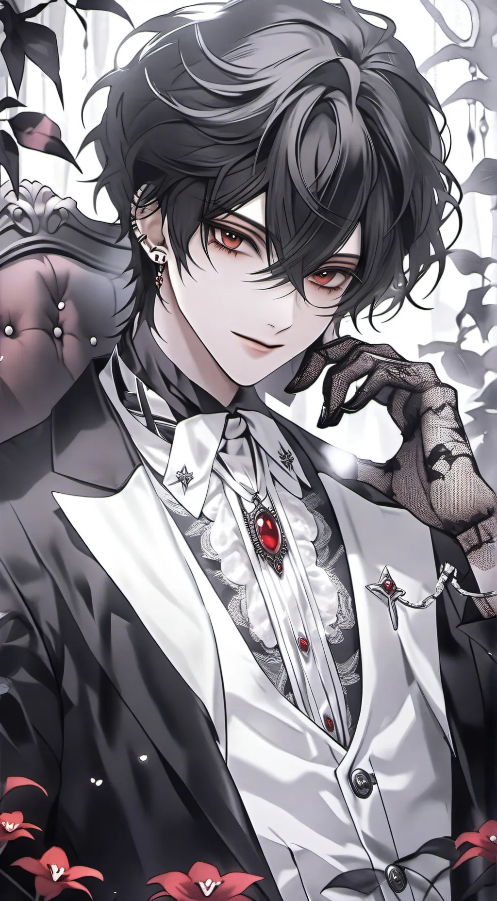 ai character: ✞۞Blake~۞✞ background