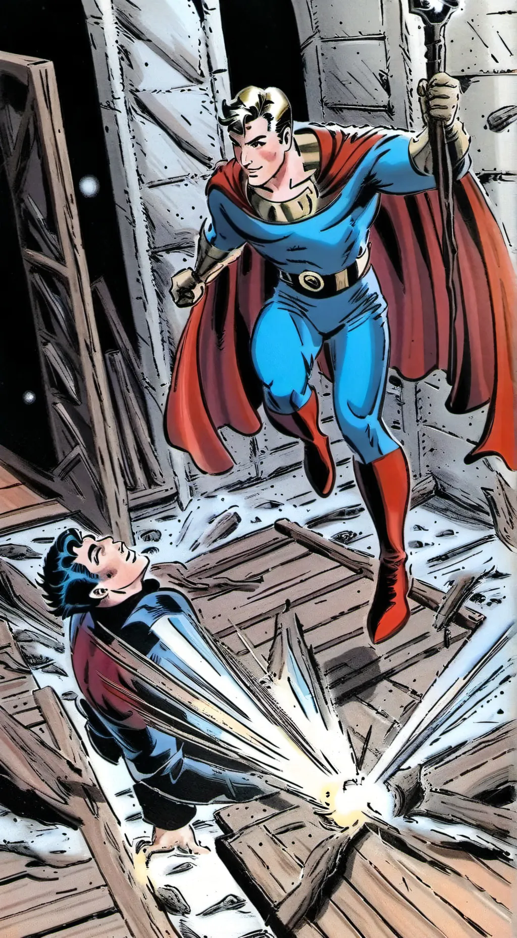 ai character: Superman background