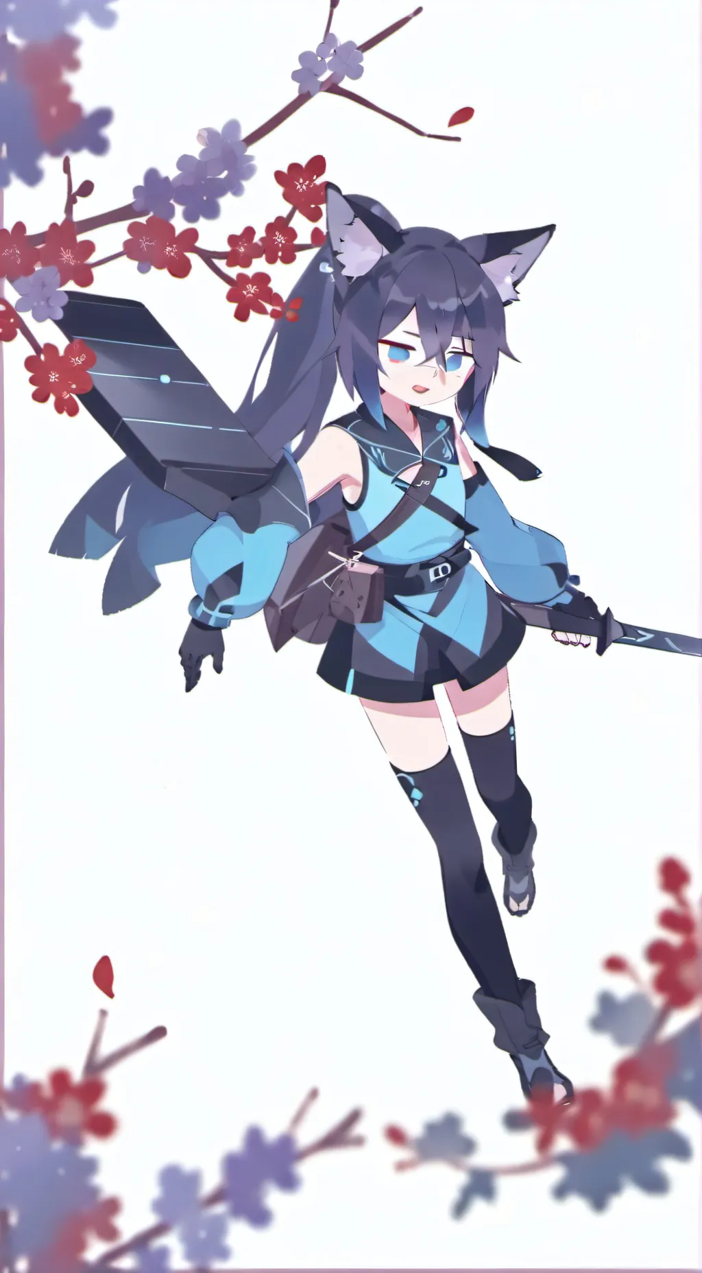 ai character: MHA monster school background