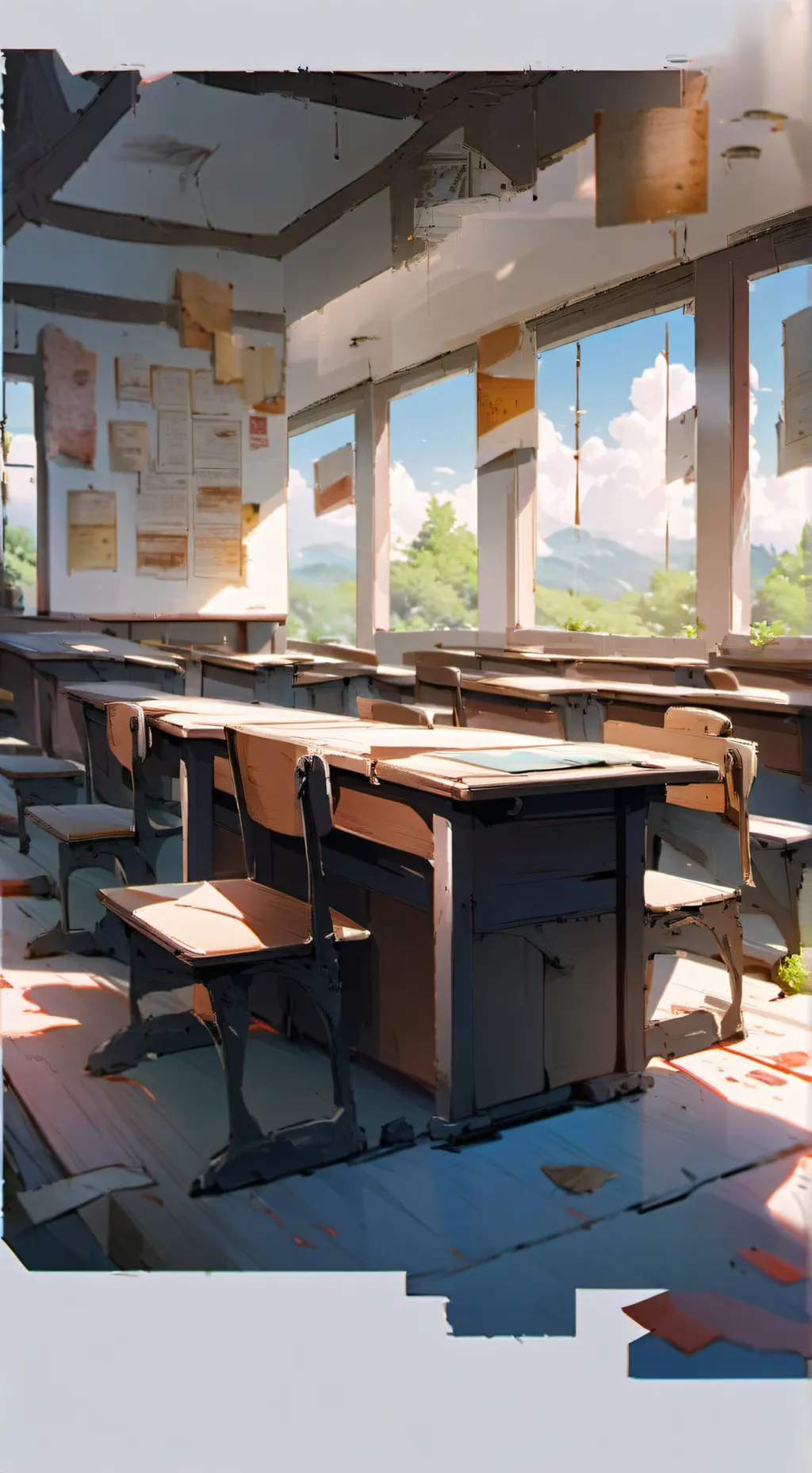 ai character: Classroom/school background