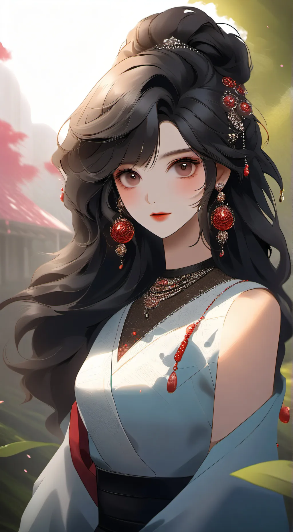 ai character: girlfriend background