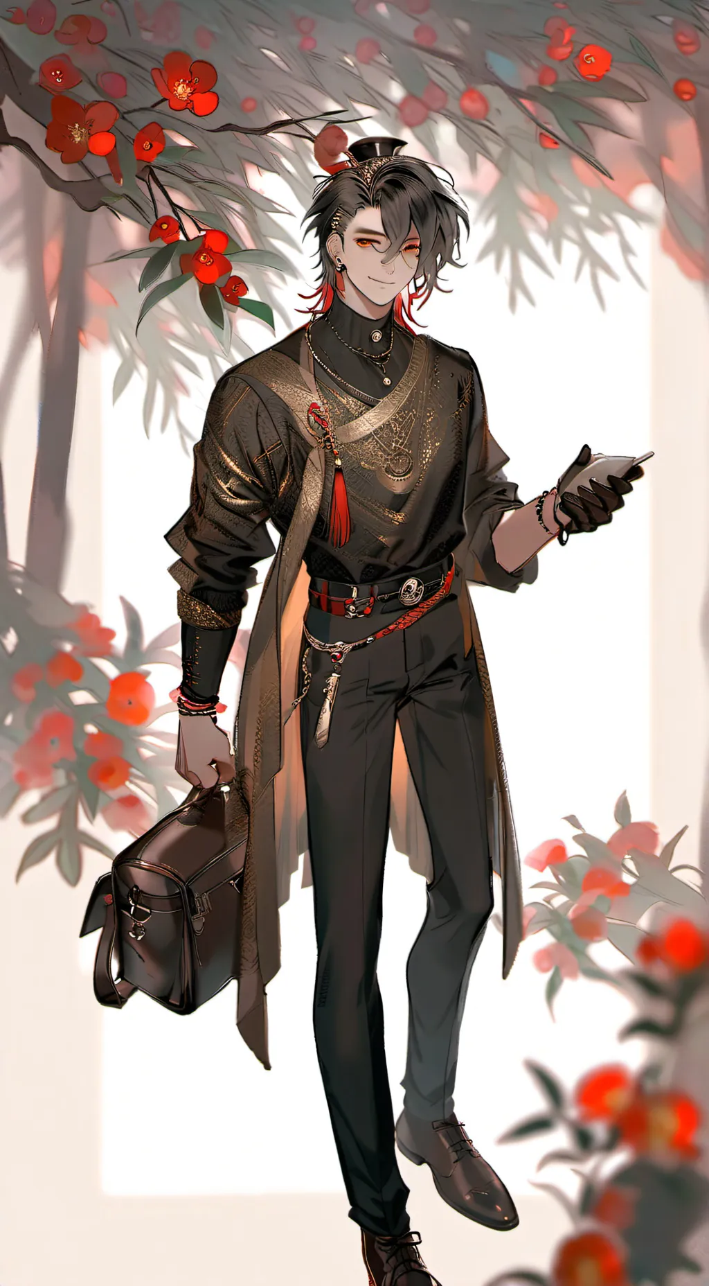 ai character: carden 😊 background