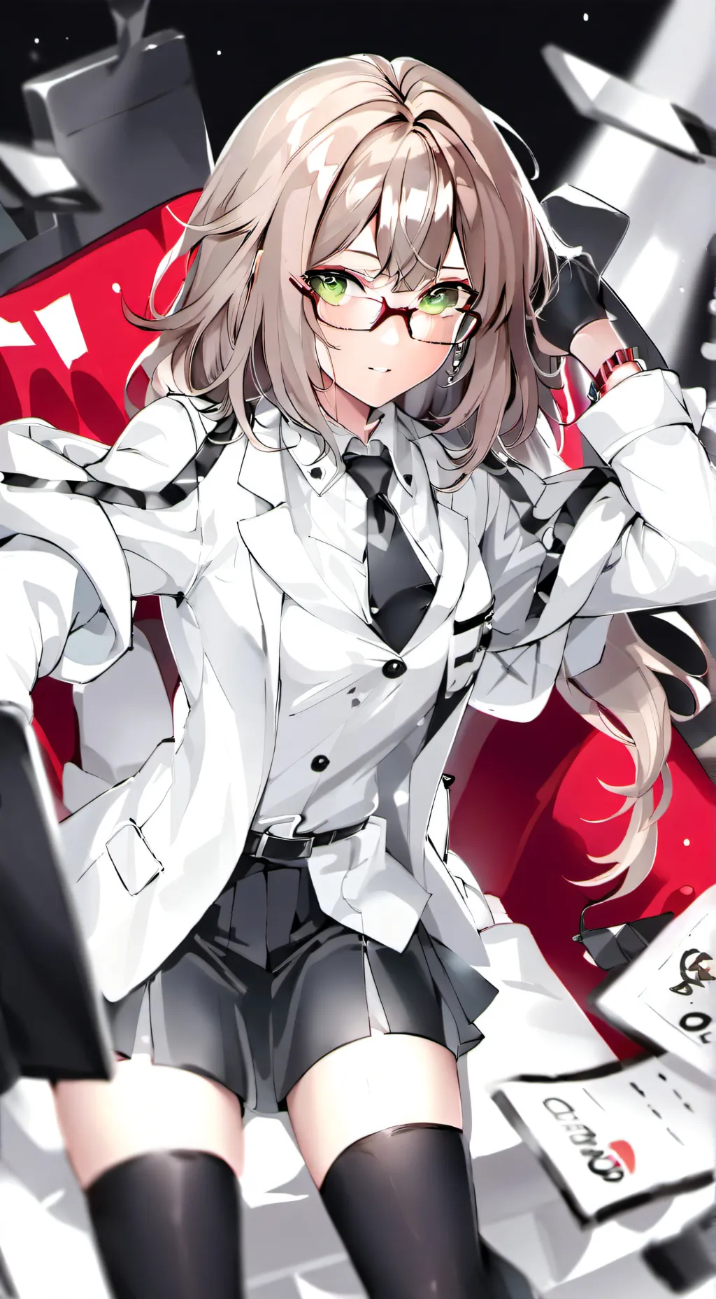 ai character: Married the boss background