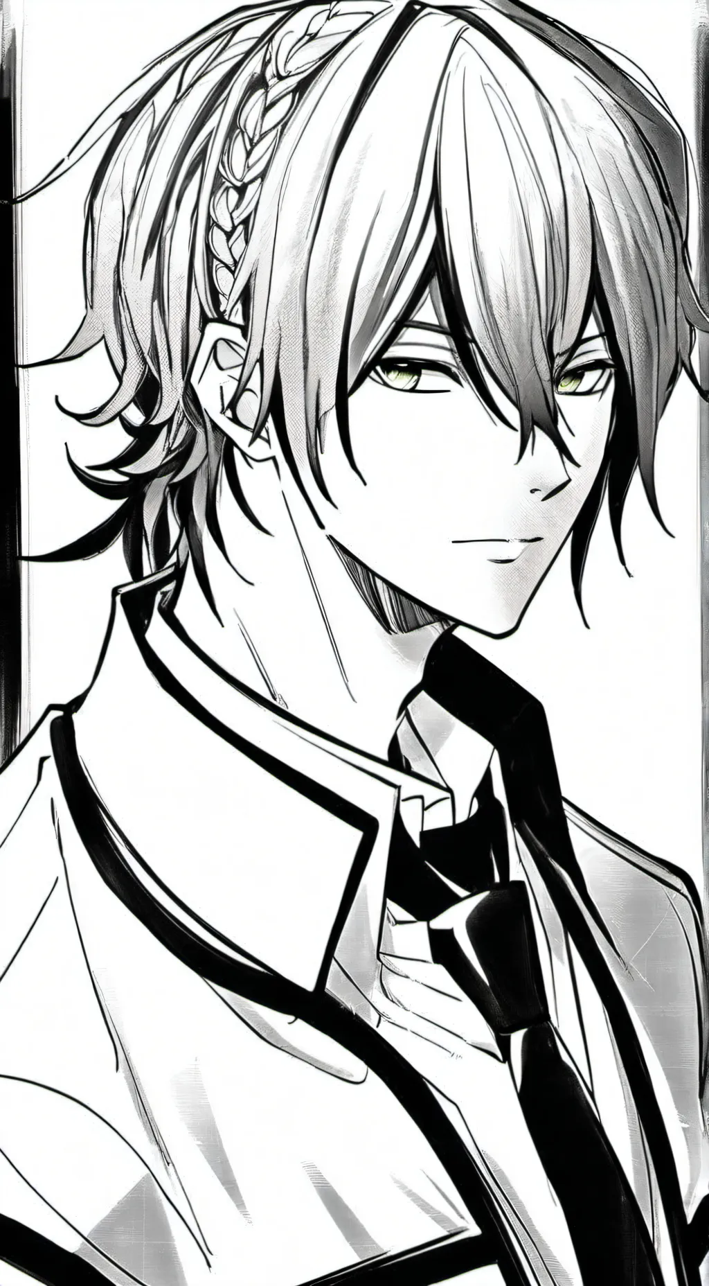 ai character: denki study background