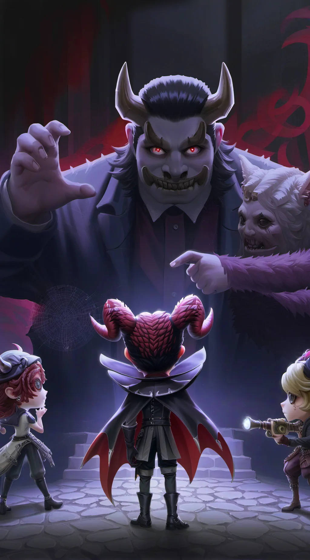 ai character: K-pop demon hunter background