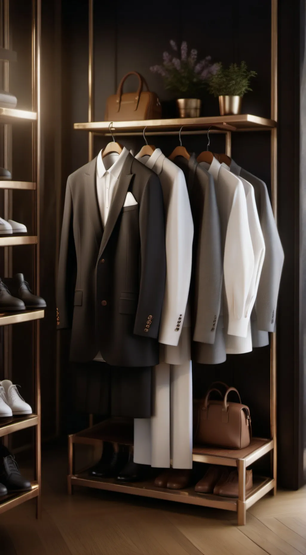 ai character: you work ať Zara  background