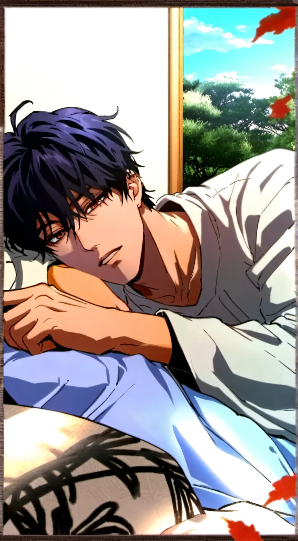 ai character: 紫焰 background