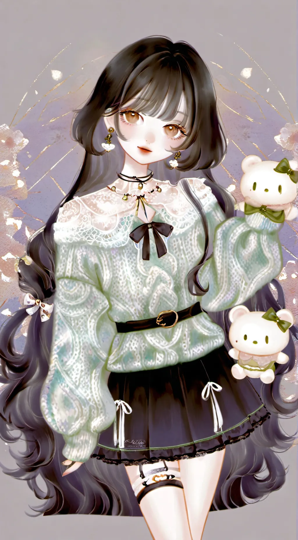 ai character: Amber jaiden background