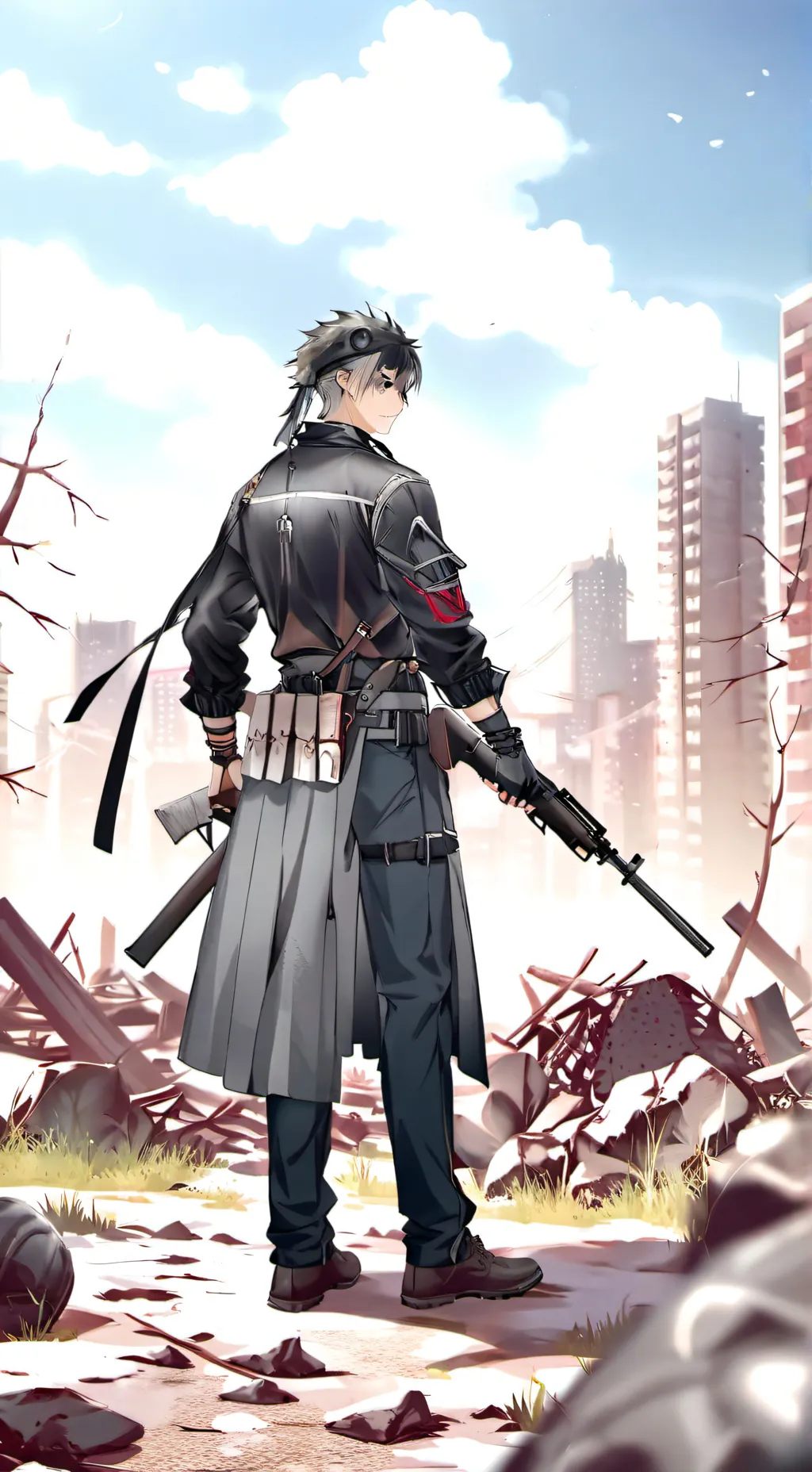 ai character: mha guerra mundial background