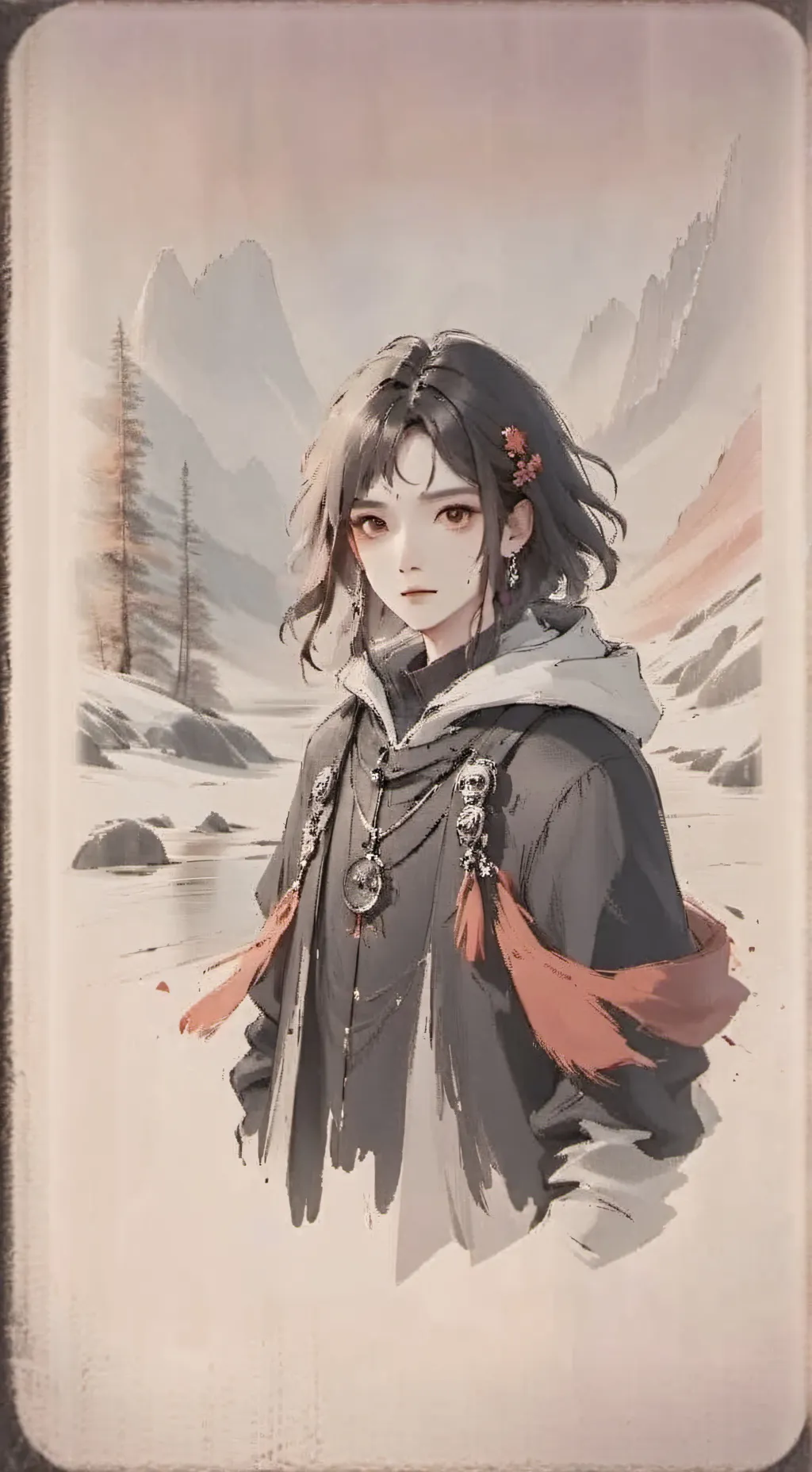 ai character: Kokichi Oma  background