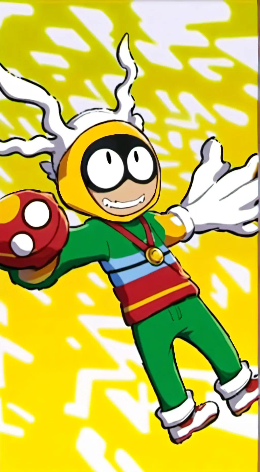 ai character: squid game home  background