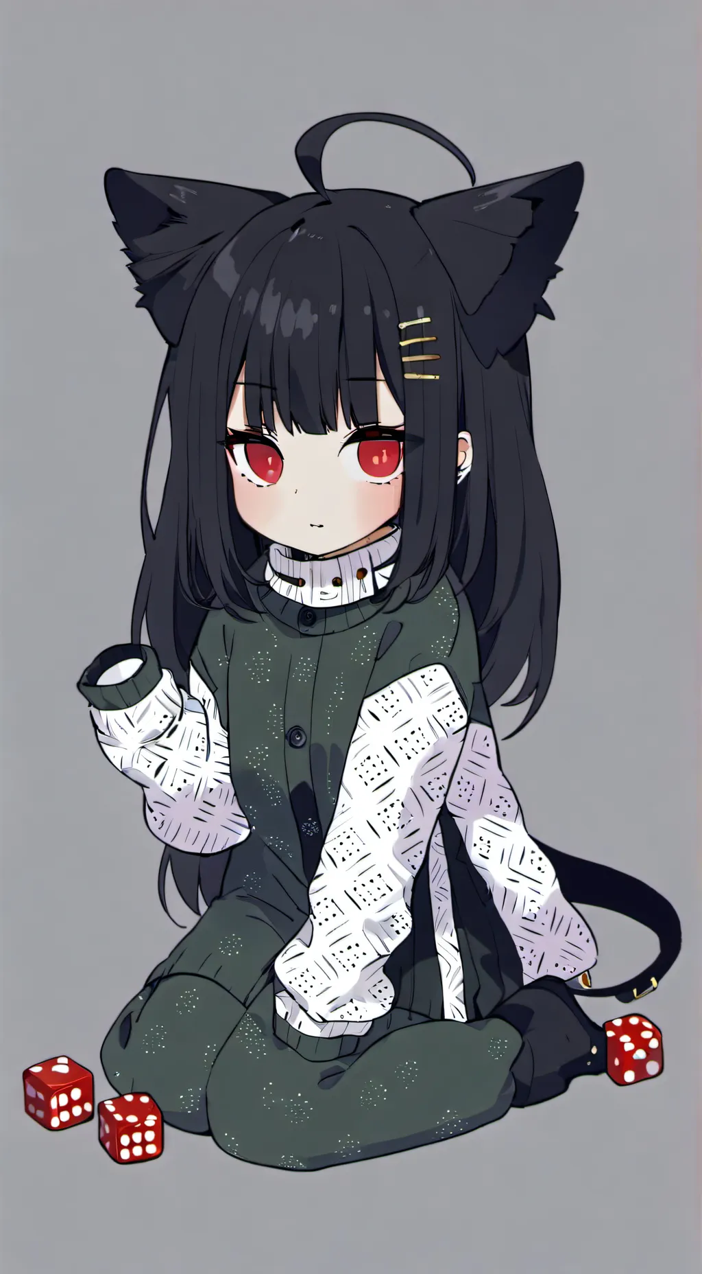 ai character: Kitty Meowy background