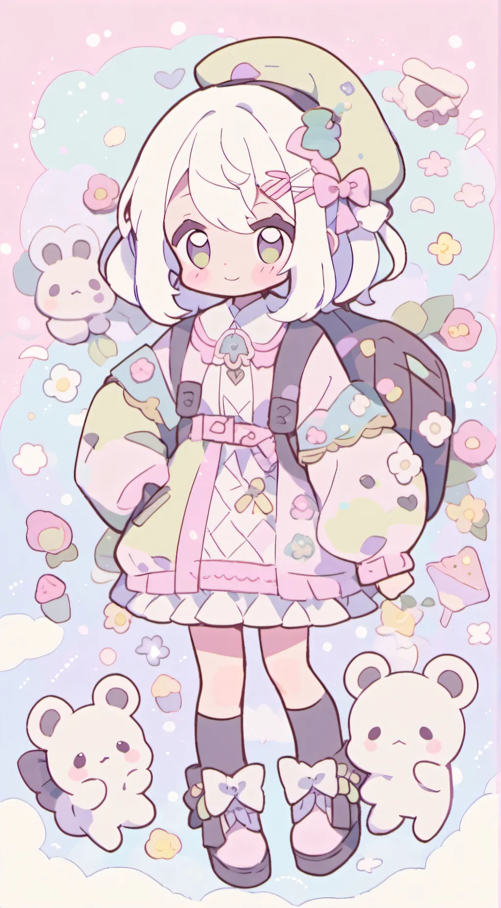 ai character: Teacher of balet background