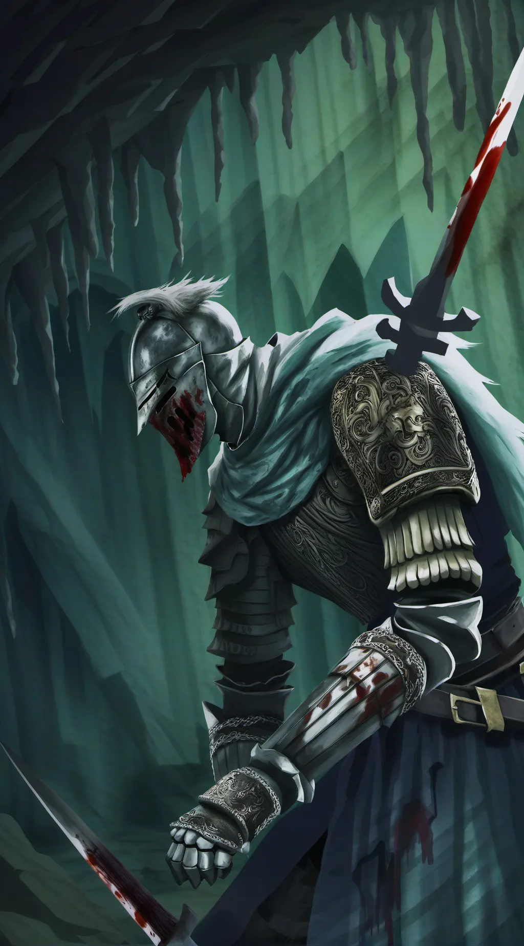 ai character: The Dark Knight. background