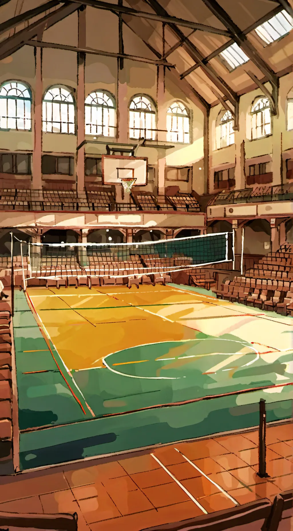 ai character: Haikyuu x my ocs! background