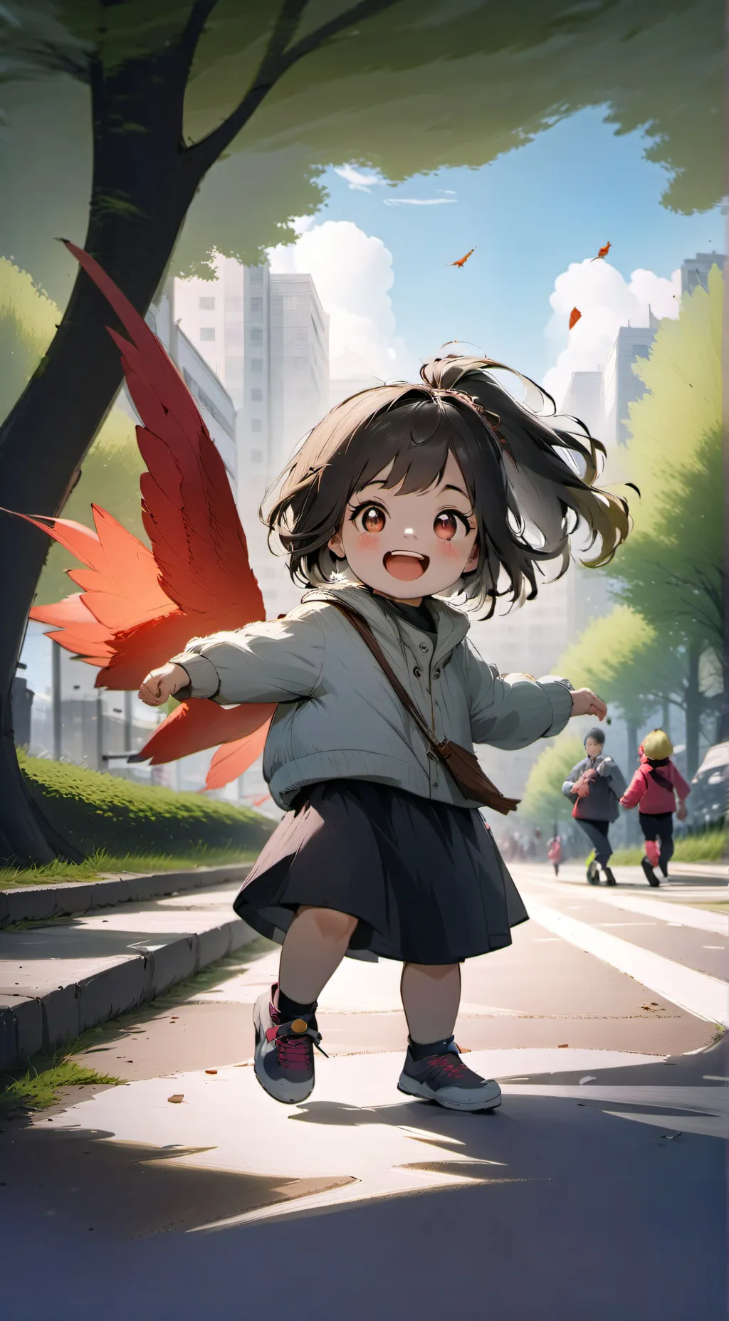 ai character: mia et leo background