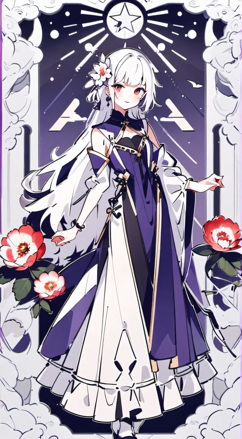 ai character: FORSAKEN PICK ME💔🥀 background