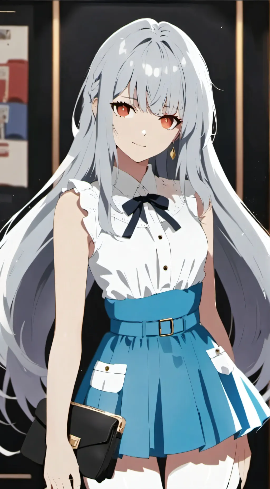 ai character: rose background