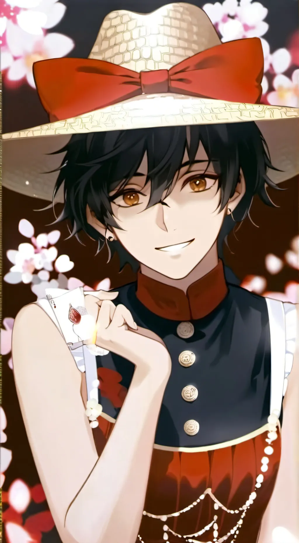 ai character: Tiendita noli background