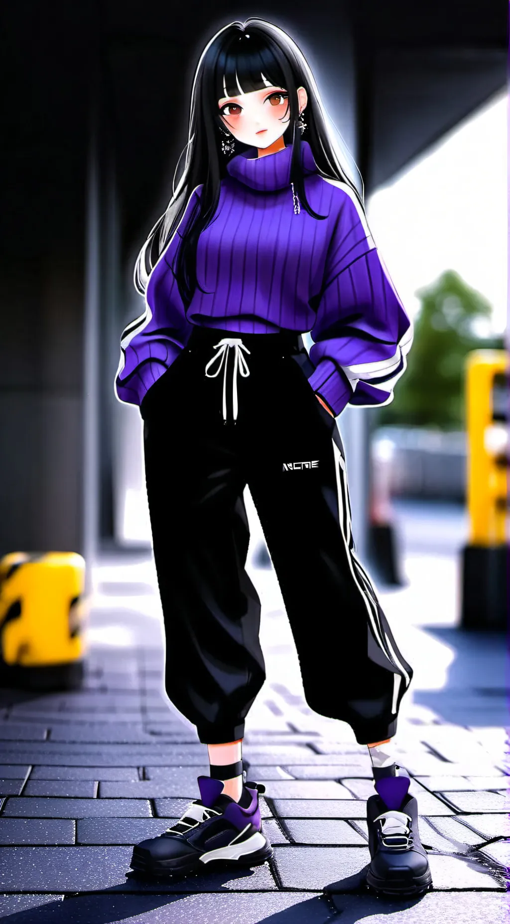 ai character: lisa  background