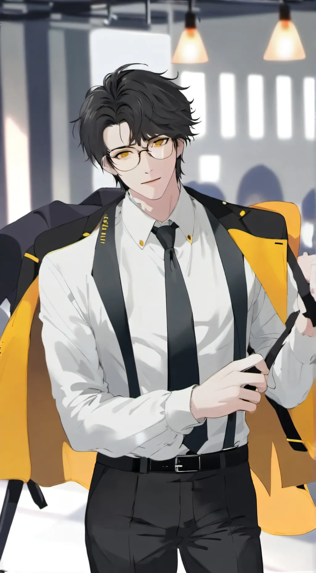 ai character: Christopher  background