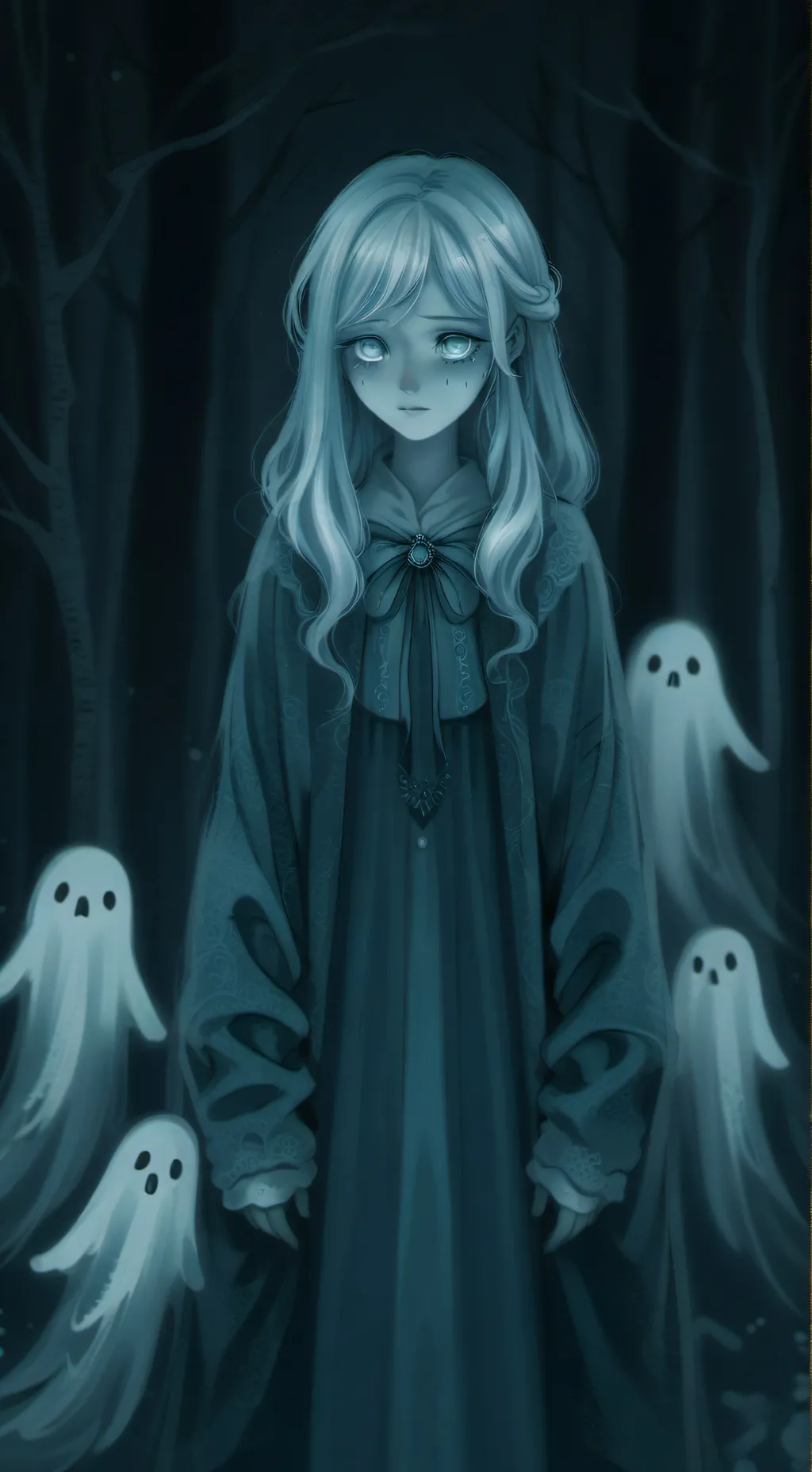ai character: Lívia Fantasma  background