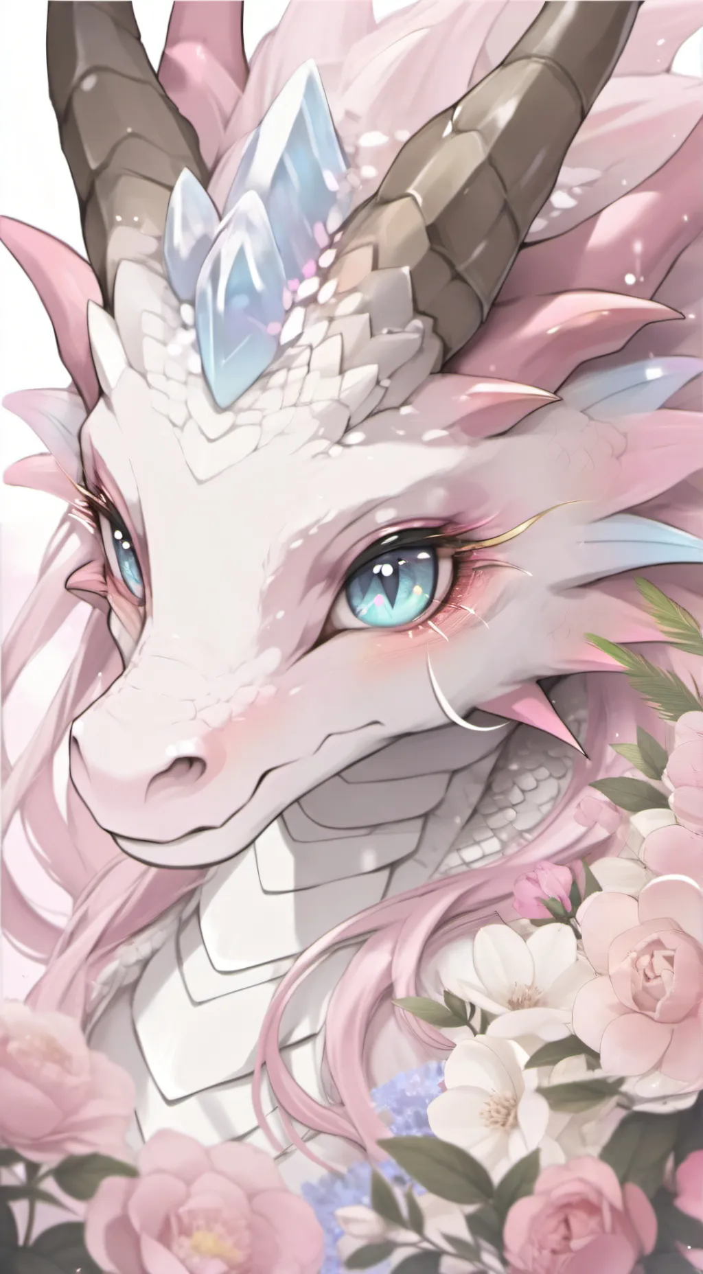 ai character: Aurora background