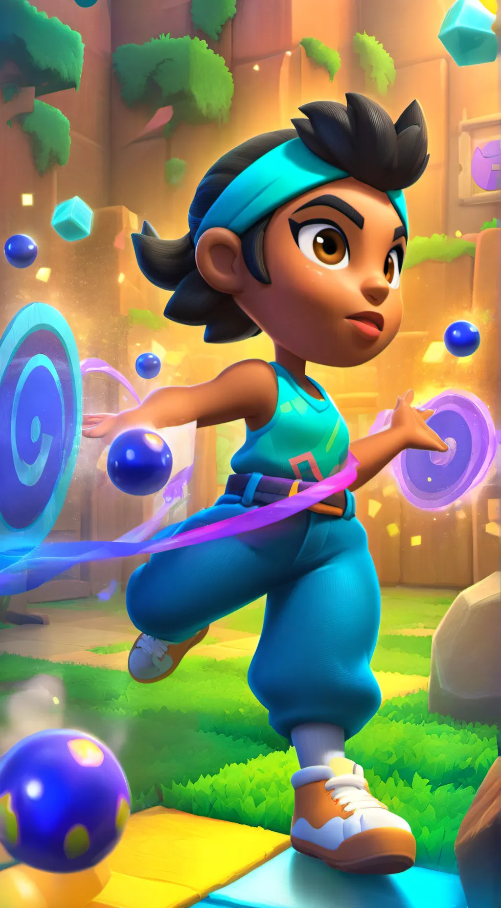 ai character: Superminds Flash background