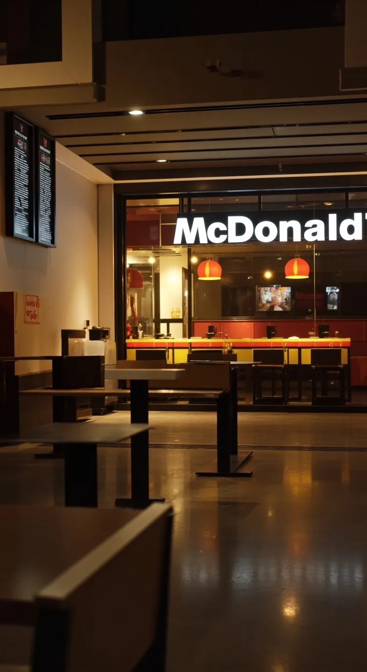 ai character: McDonald's  background