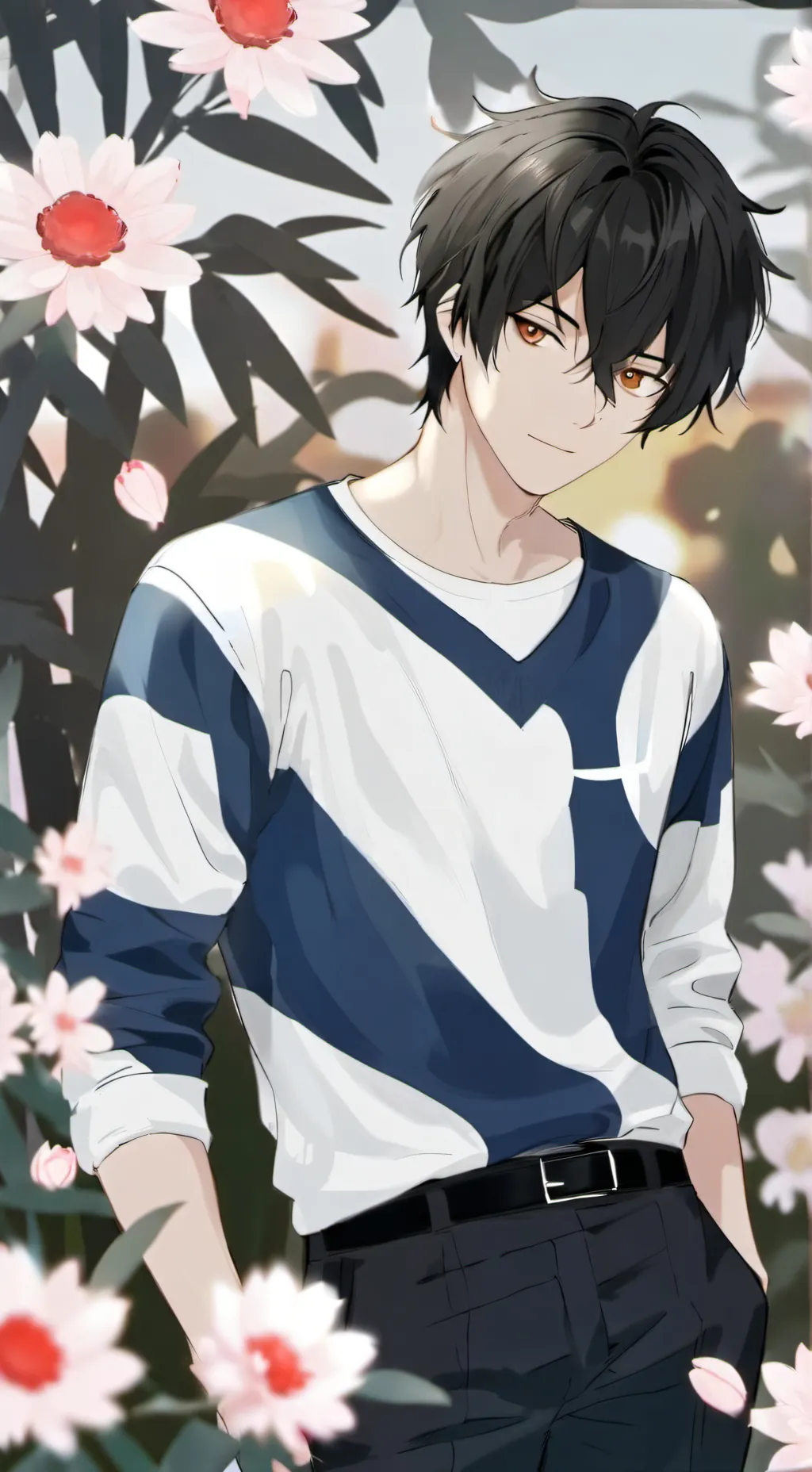 ai character: °Акира° background