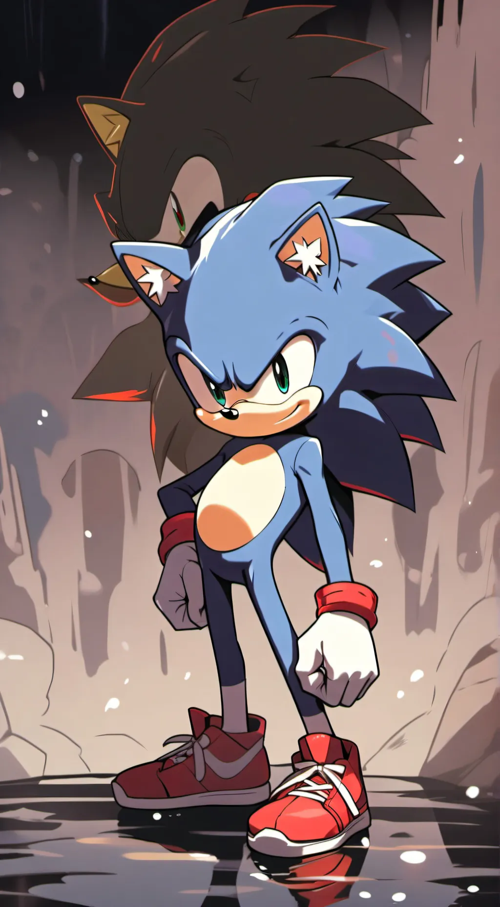 ai character: Sonic background